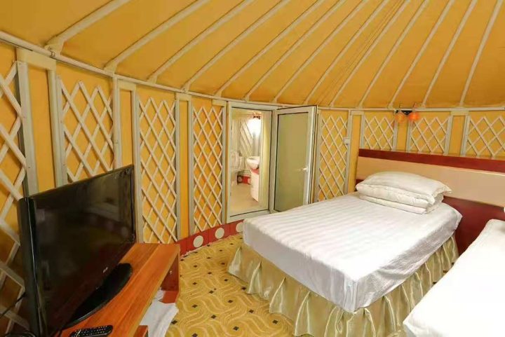 Chambre avec lits